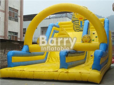 Durable 0.9mm PVC Material Pyramids And Sphinx Inflatable Slide BY-DS-039